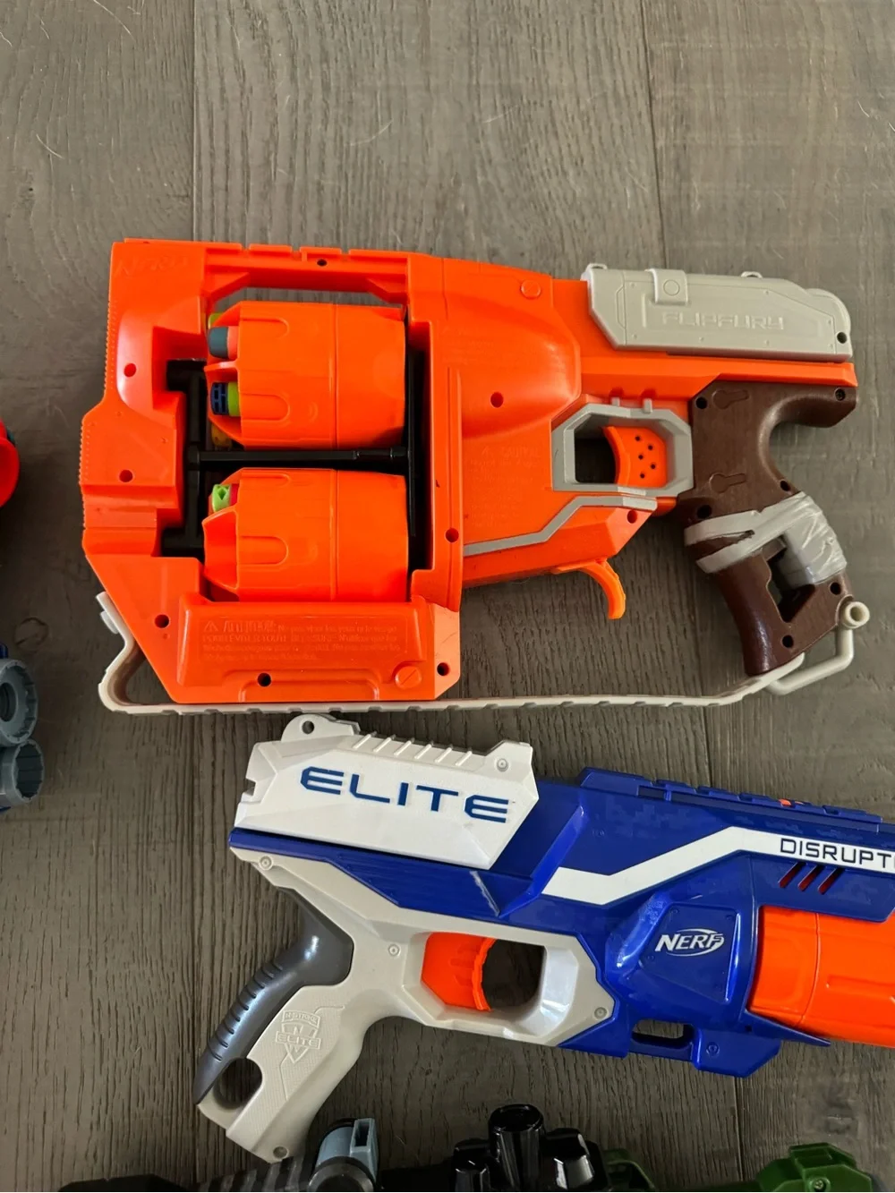 7 Nerf Foam Toy Guns: Flip Flury, X Shot, Fortnite